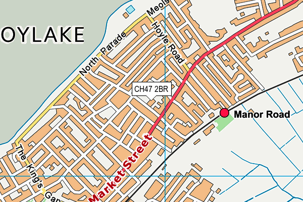 CH47 2BR map - OS VectorMap District (Ordnance Survey)