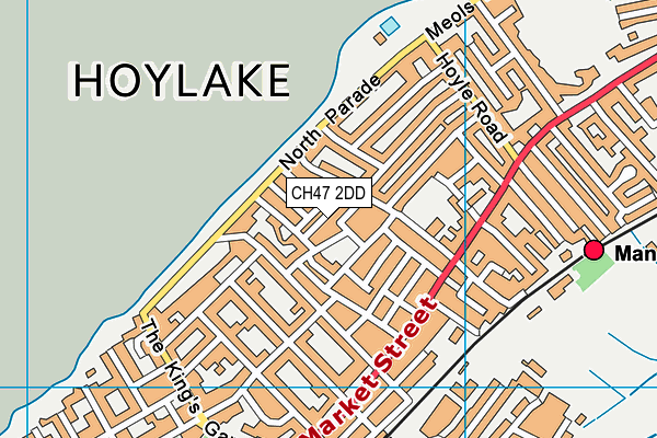 CH47 2DD map - OS VectorMap District (Ordnance Survey)