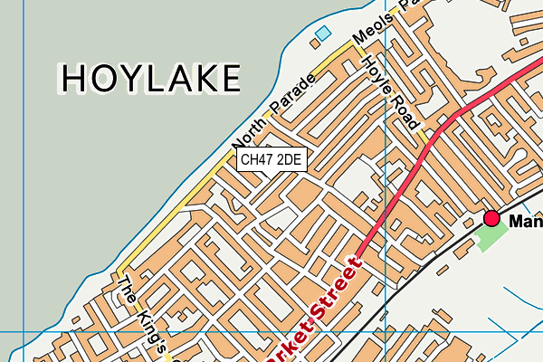 CH47 2DE map - OS VectorMap District (Ordnance Survey)