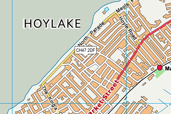 CH47 2DF map - OS VectorMap District (Ordnance Survey)