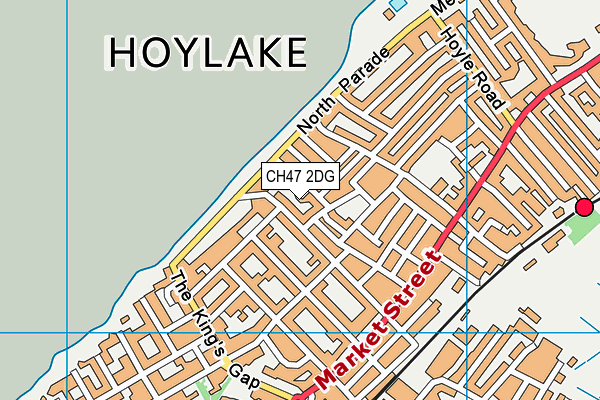 CH47 2DG map - OS VectorMap District (Ordnance Survey)