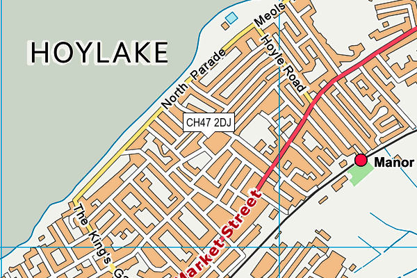 CH47 2DJ map - OS VectorMap District (Ordnance Survey)