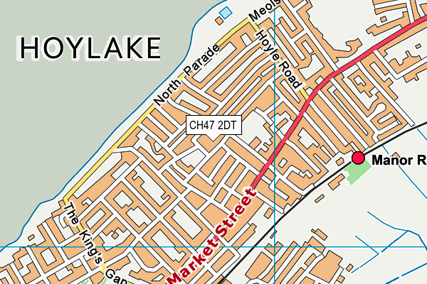 CH47 2DT map - OS VectorMap District (Ordnance Survey)