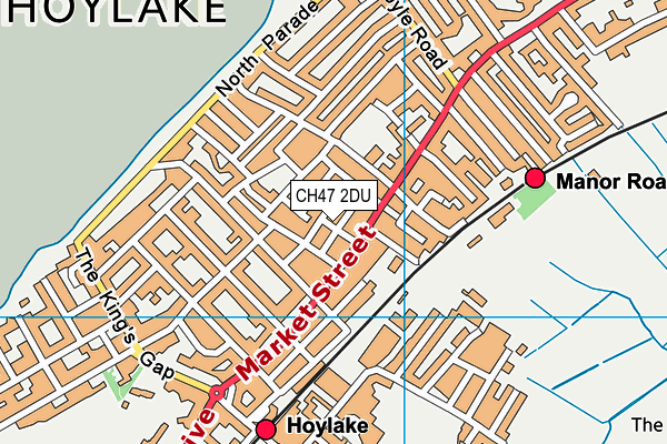 CH47 2DU map - OS VectorMap District (Ordnance Survey)