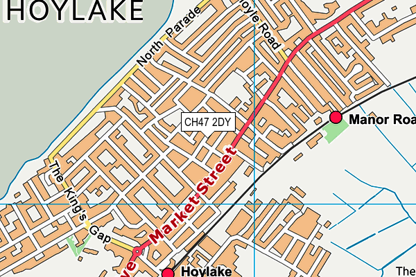 CH47 2DY map - OS VectorMap District (Ordnance Survey)