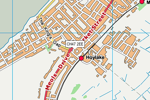 CH47 2EE map - OS VectorMap District (Ordnance Survey)