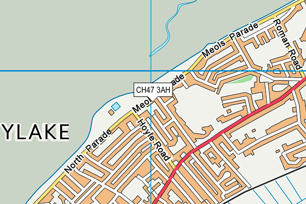 CH47 3AH map - OS VectorMap District (Ordnance Survey)