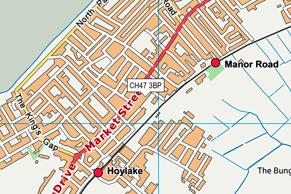 CH47 3BP map - OS VectorMap District (Ordnance Survey)