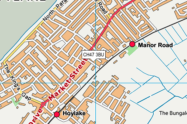 CH47 3BU map - OS VectorMap District (Ordnance Survey)