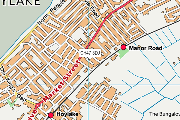 CH47 3DJ map - OS VectorMap District (Ordnance Survey)