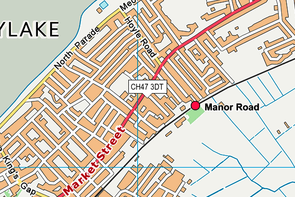 CH47 3DT map - OS VectorMap District (Ordnance Survey)