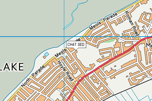 CH47 3ED map - OS VectorMap District (Ordnance Survey)