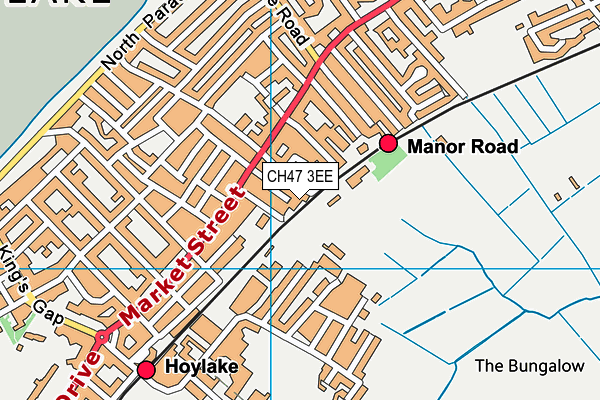 CH47 3EE map - OS VectorMap District (Ordnance Survey)