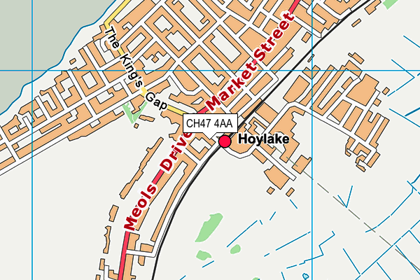 CH47 4AA map - OS VectorMap District (Ordnance Survey)