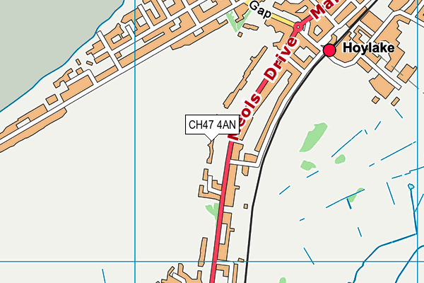 CH47 4AN map - OS VectorMap District (Ordnance Survey)