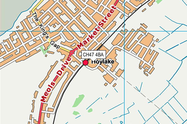 CH47 4BA map - OS VectorMap District (Ordnance Survey)