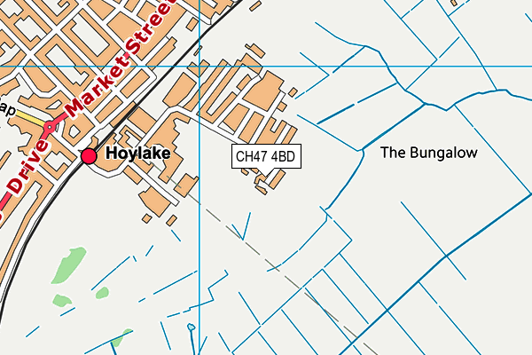 CH47 4BD map - OS VectorMap District (Ordnance Survey)