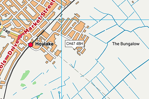 CH47 4BH map - OS VectorMap District (Ordnance Survey)