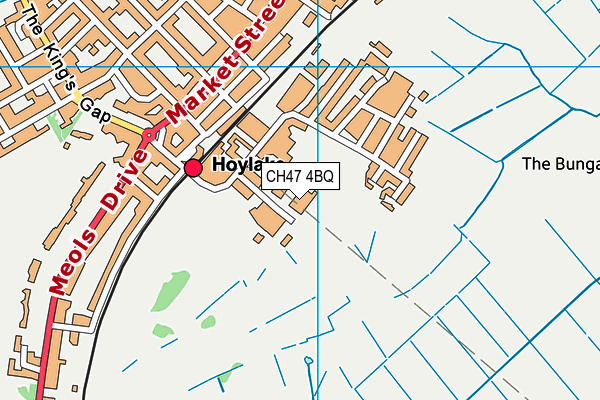 CH47 4BQ map - OS VectorMap District (Ordnance Survey)