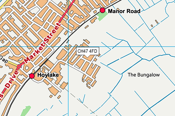 CH47 4FD map - OS VectorMap District (Ordnance Survey)