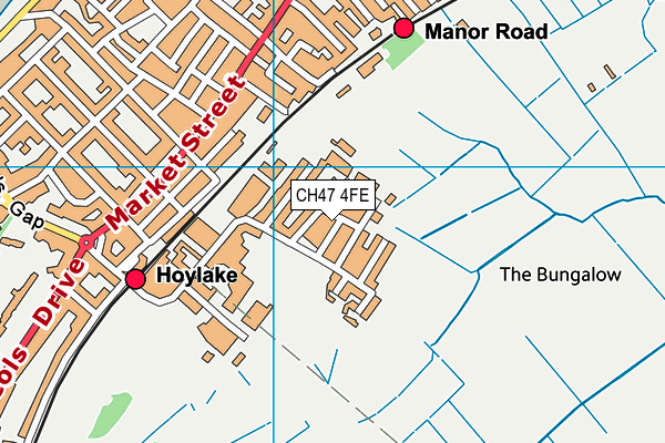 CH47 4FE map - OS VectorMap District (Ordnance Survey)