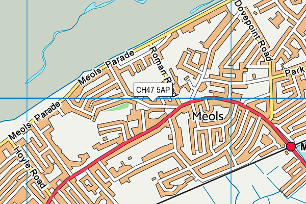 CH47 5AP map - OS VectorMap District (Ordnance Survey)