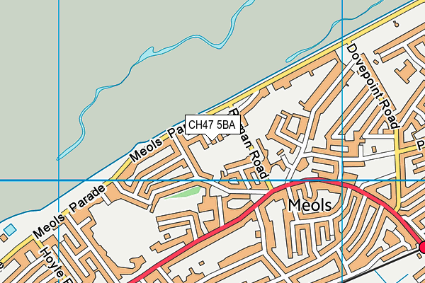 CH47 5BA map - OS VectorMap District (Ordnance Survey)