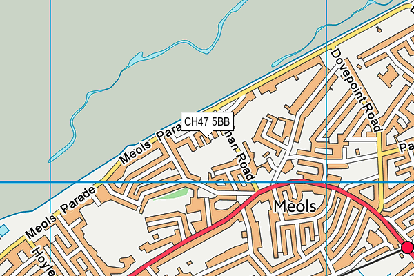 CH47 5BB map - OS VectorMap District (Ordnance Survey)