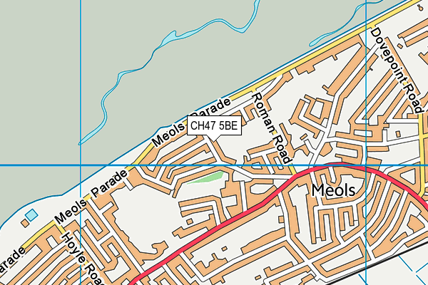 CH47 5BE map - OS VectorMap District (Ordnance Survey)