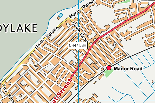 CH47 5BH map - OS VectorMap District (Ordnance Survey)