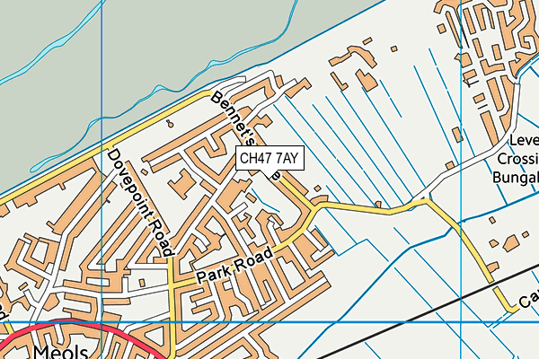 CH47 7AY map - OS VectorMap District (Ordnance Survey)