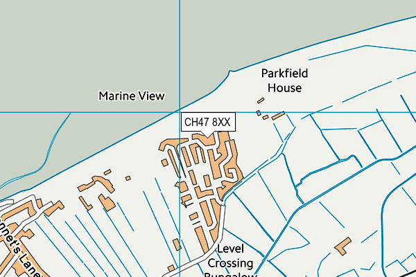 CH47 8XX map - OS VectorMap District (Ordnance Survey)