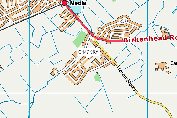 CH47 9RY map - OS VectorMap District (Ordnance Survey)