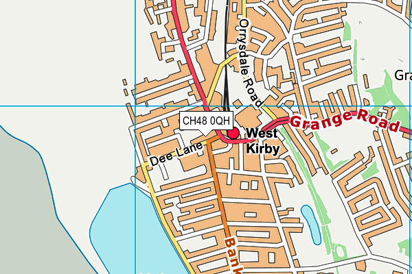 CH48 0QH map - OS VectorMap District (Ordnance Survey)