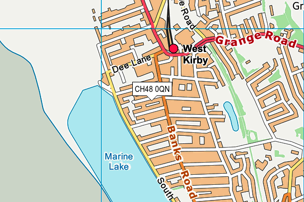 CH48 0QN map - OS VectorMap District (Ordnance Survey)