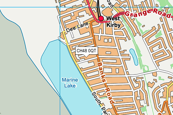 CH48 0QT map - OS VectorMap District (Ordnance Survey)