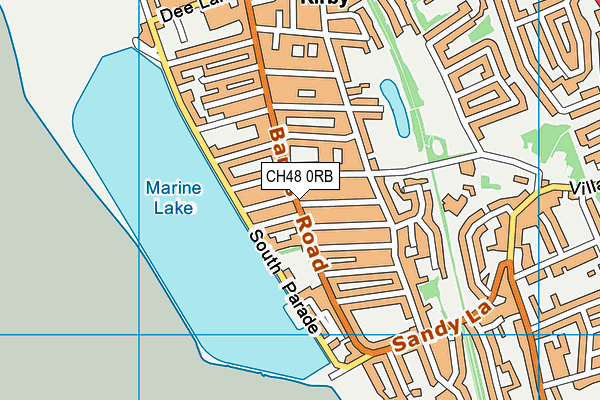 CH48 0RB map - OS VectorMap District (Ordnance Survey)