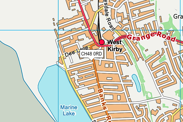 CH48 0RD map - OS VectorMap District (Ordnance Survey)