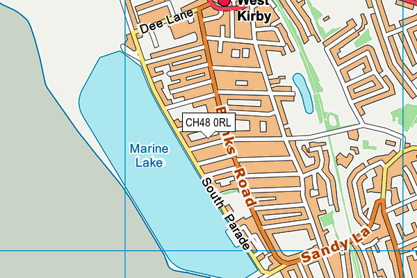 CH48 0RL map - OS VectorMap District (Ordnance Survey)