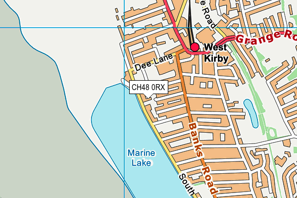 CH48 0RX map - OS VectorMap District (Ordnance Survey)