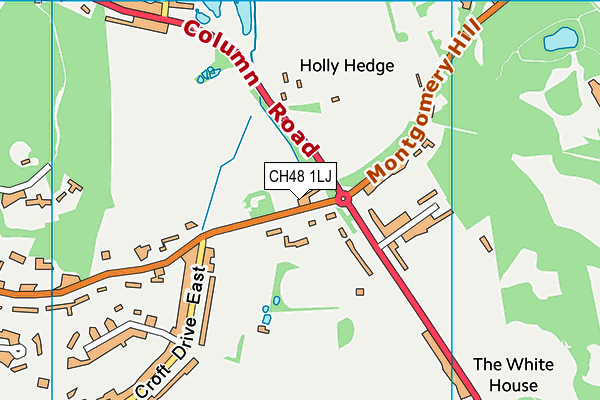 CH48 1LJ map - OS VectorMap District (Ordnance Survey)