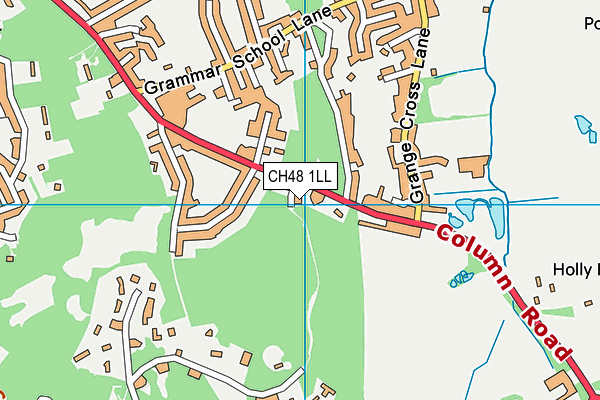 CH48 1LL map - OS VectorMap District (Ordnance Survey)