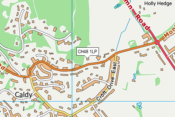 CH48 1LP map - OS VectorMap District (Ordnance Survey)