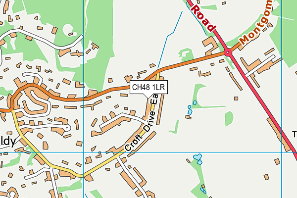 CH48 1LR map - OS VectorMap District (Ordnance Survey)