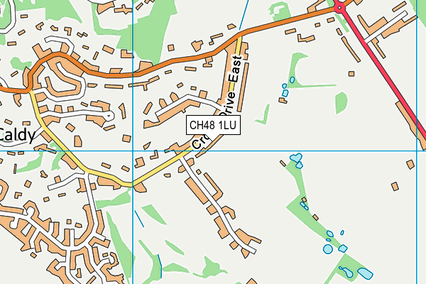 CH48 1LU map - OS VectorMap District (Ordnance Survey)