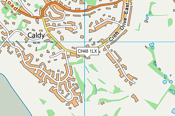 CH48 1LX map - OS VectorMap District (Ordnance Survey)