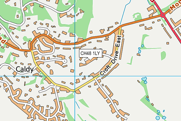 CH48 1LY map - OS VectorMap District (Ordnance Survey)