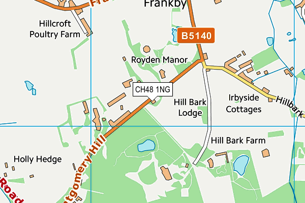 CH48 1NG map - OS VectorMap District (Ordnance Survey)