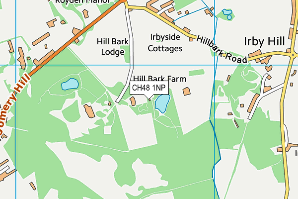 CH48 1NP map - OS VectorMap District (Ordnance Survey)