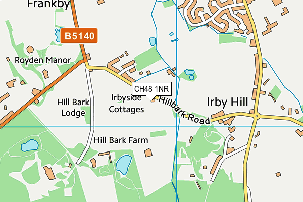 CH48 1NR map - OS VectorMap District (Ordnance Survey)